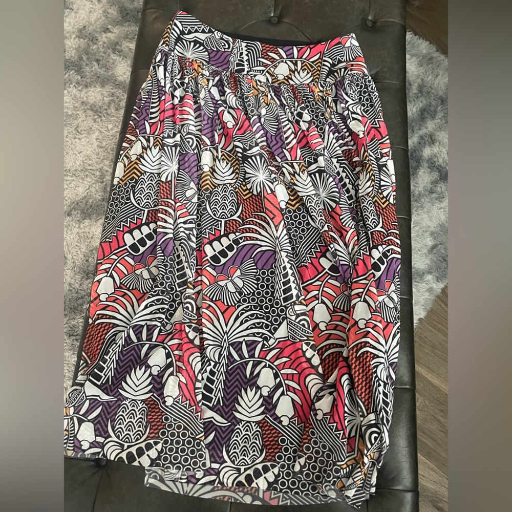 FARM Rio for Anthropologie Vibrant Patterned Skirt
